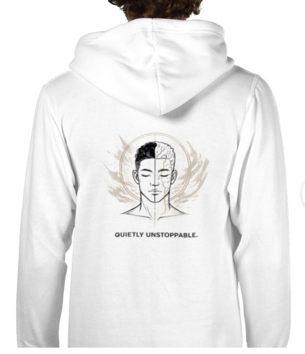 Mended In gold hoodie design 1